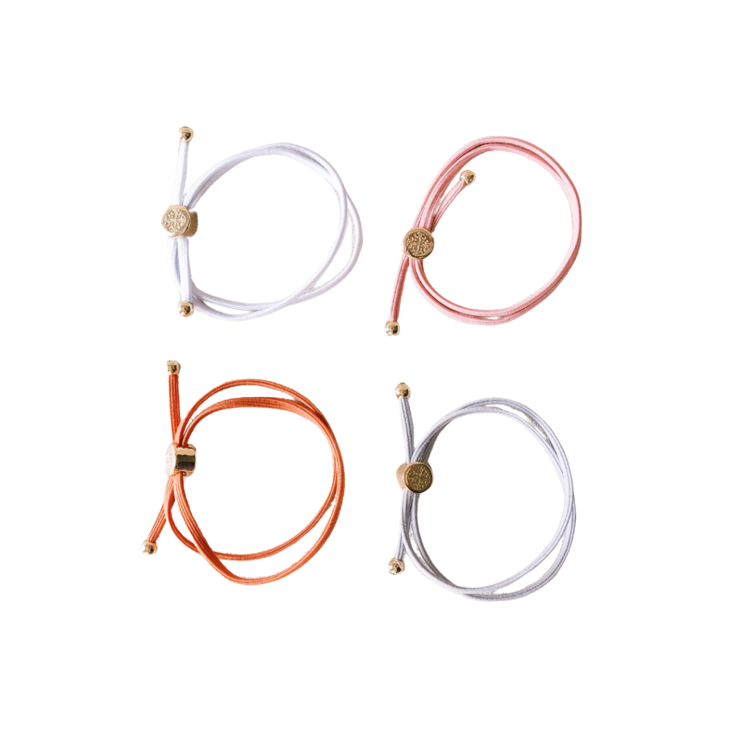 Skinny Hair Tie Set - Ginger