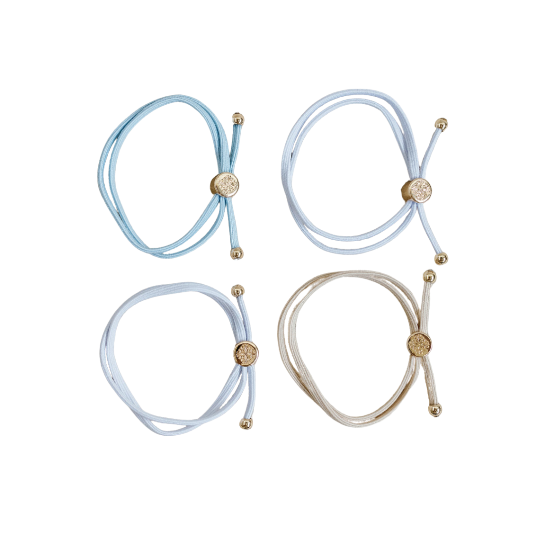 Skinny Hair Tie Set - Bride To Be