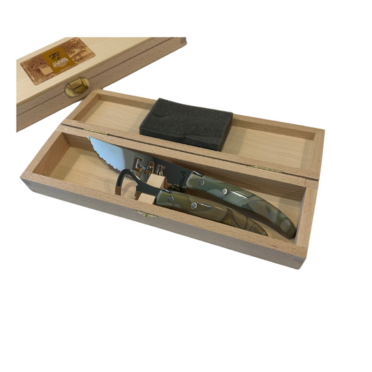 Berlingot 2 Piece Bar Set {Green Stone}