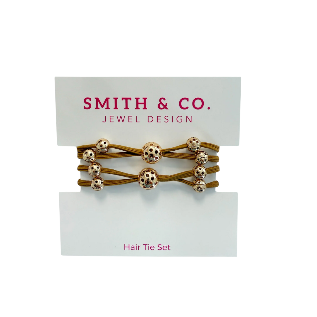 Baller Band Hair Tie Set {Tan}
