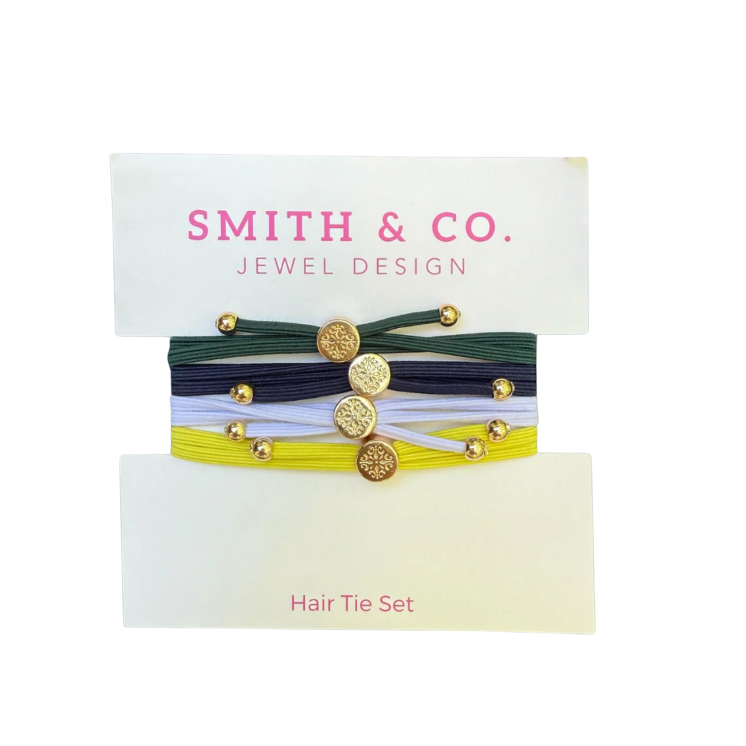Skinny Hair Tie Set {Tennis with Love}