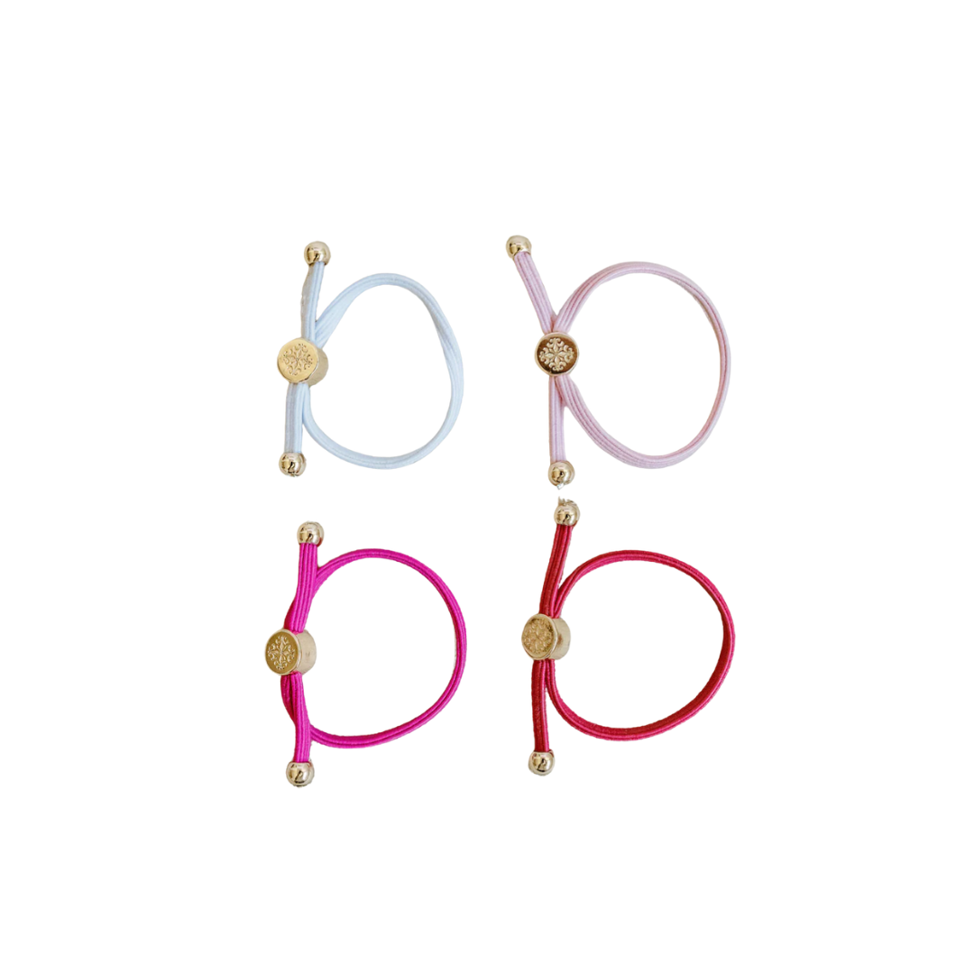 Kids Hair Tie Set {Pink}