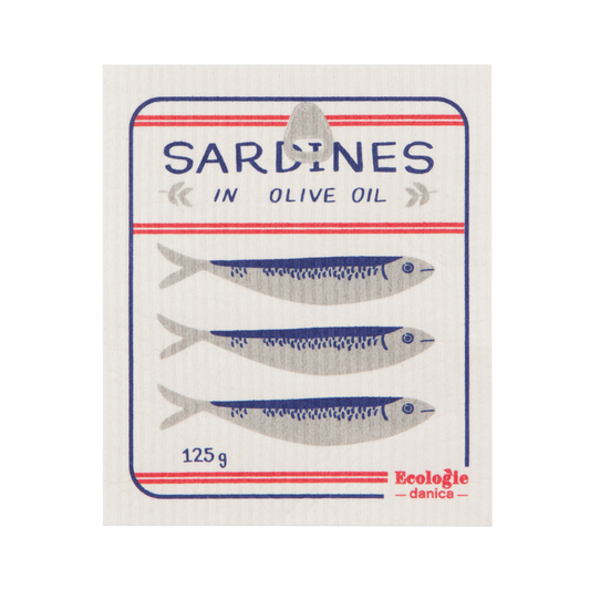Swedish Dishcloth {Sardines}