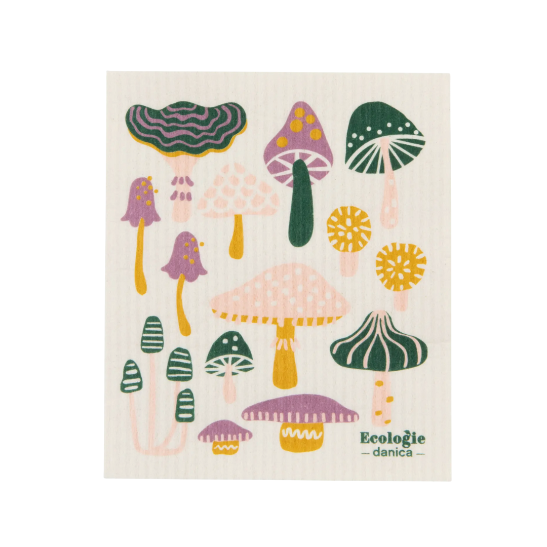 Swedish Dishcloth {Mushroom Gems}