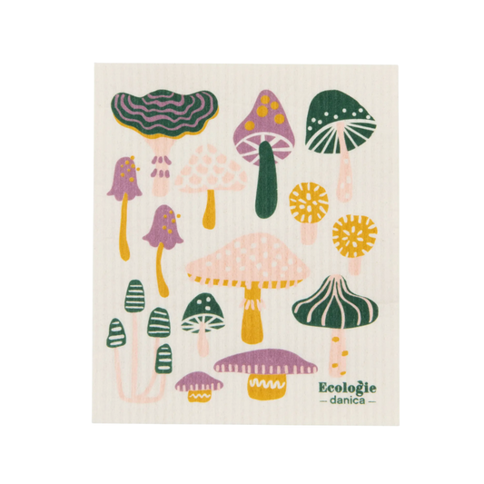 Swedish Dishcloth {Mushroom Gems}