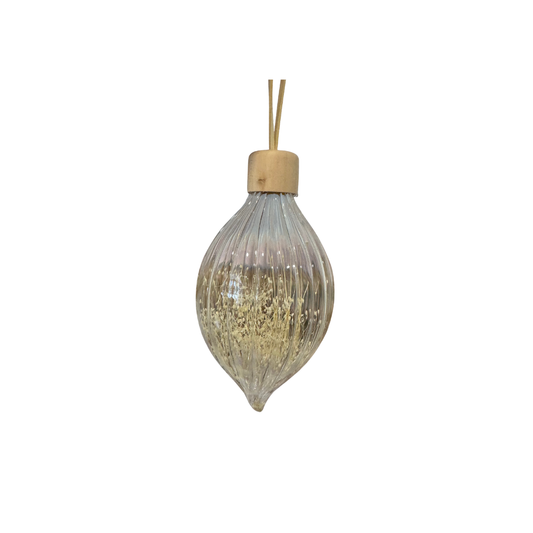 Baby's Breath Fluted Drop Ornament