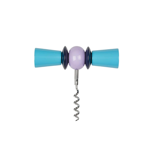 Bow Tie Corkscrew {Aqua & LIlac}
