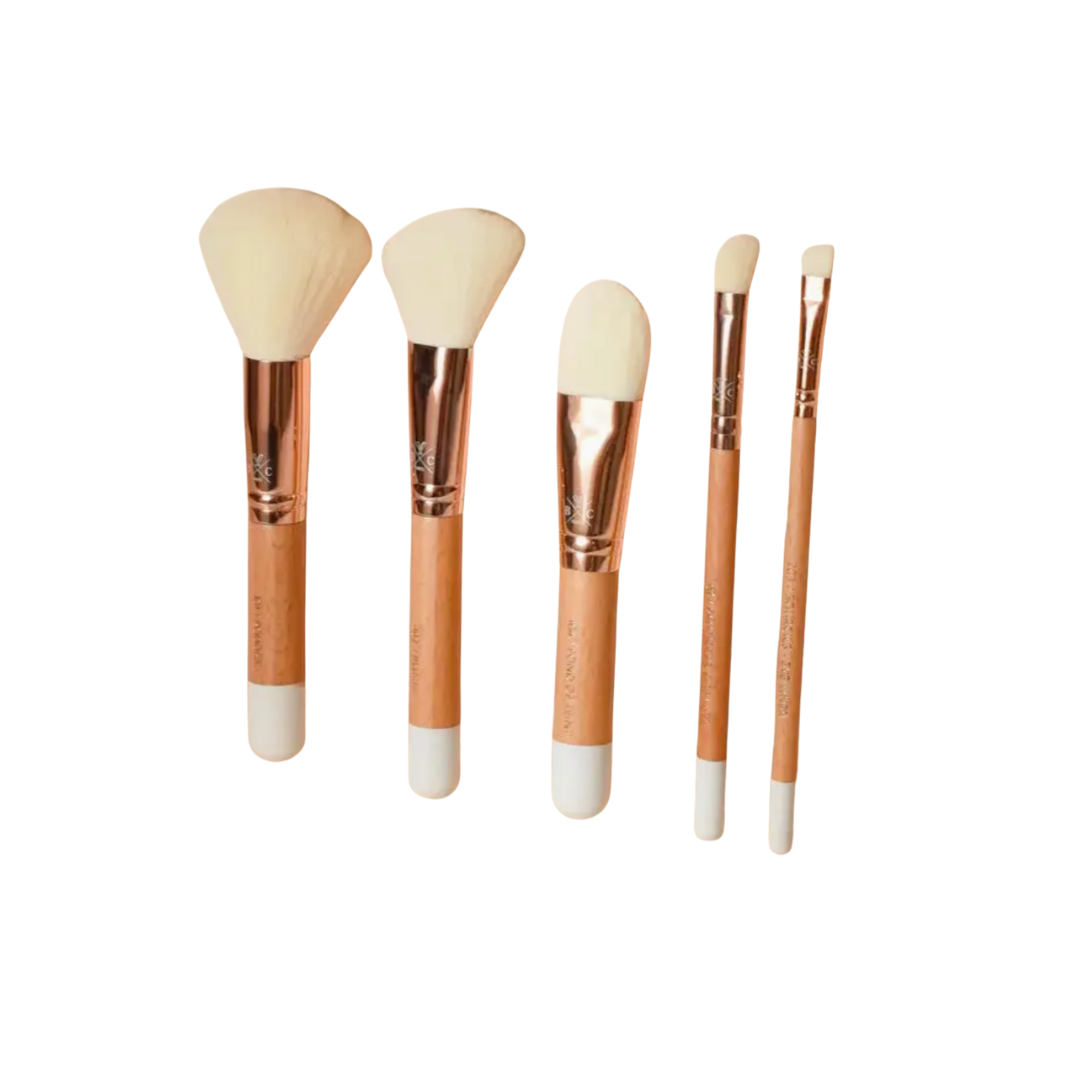 French Natural Glow Makeup Brush Kit