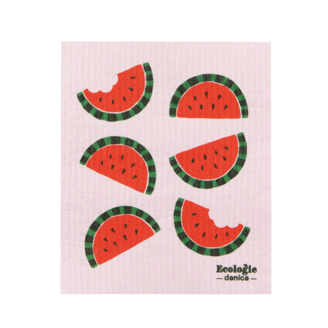 Swedish Dishcloth {Melon Pop}