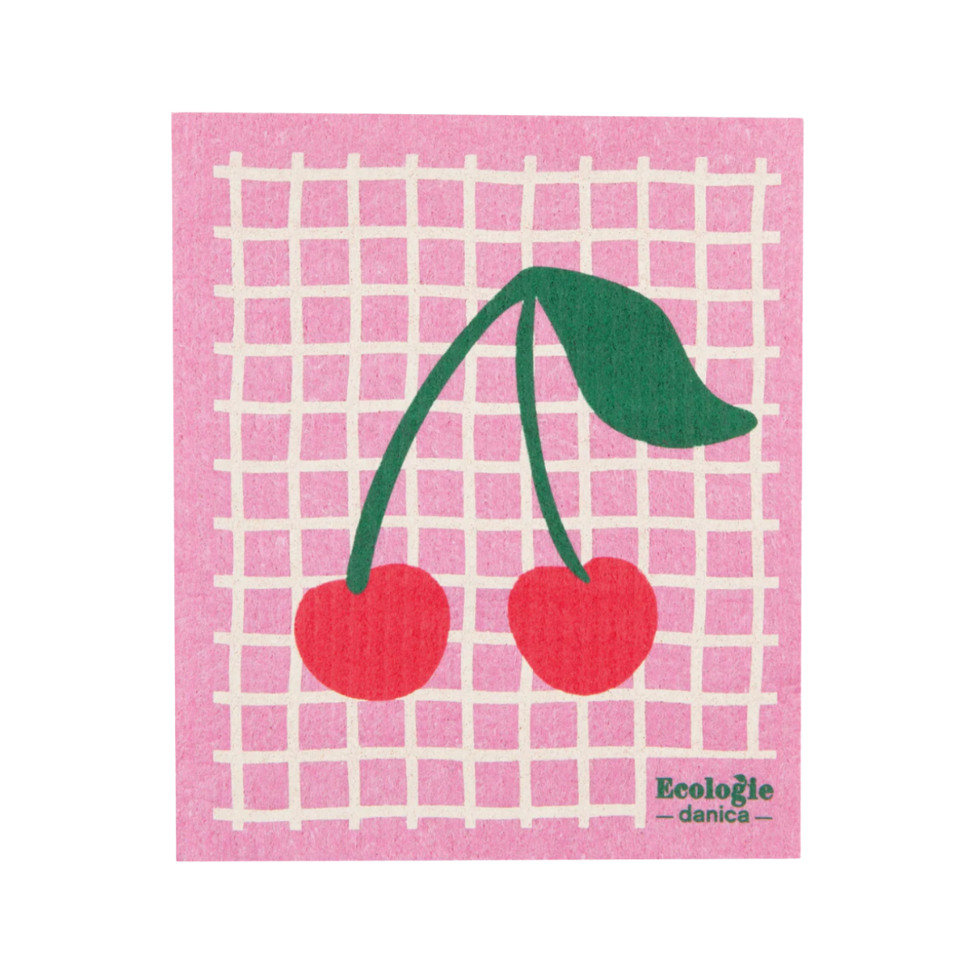 Swedish Dishcloth {Very Cherry}