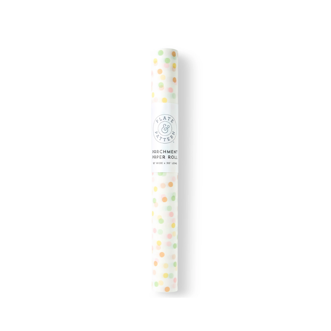 Parchment Paper Roll {Citrus Dots}