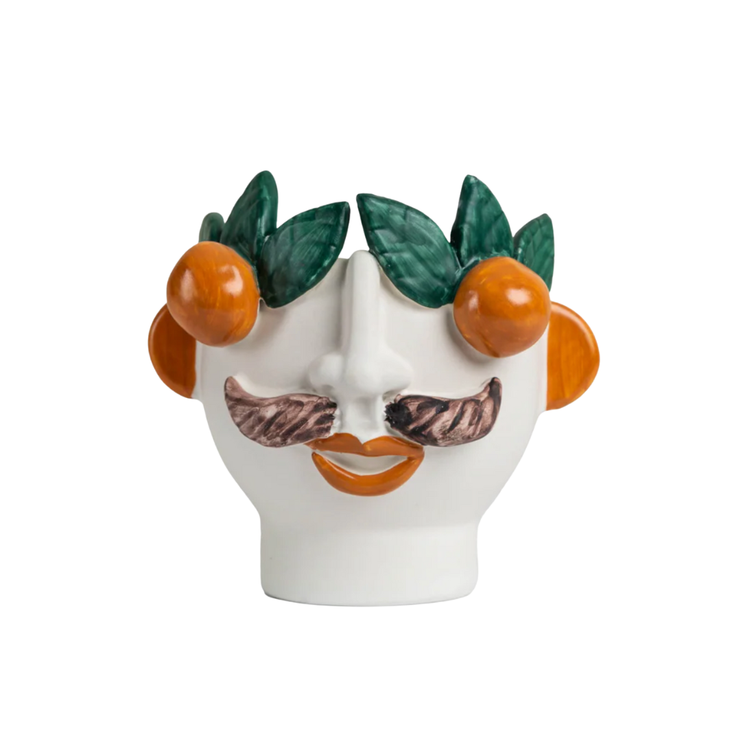 Mandarin Head Cachepot