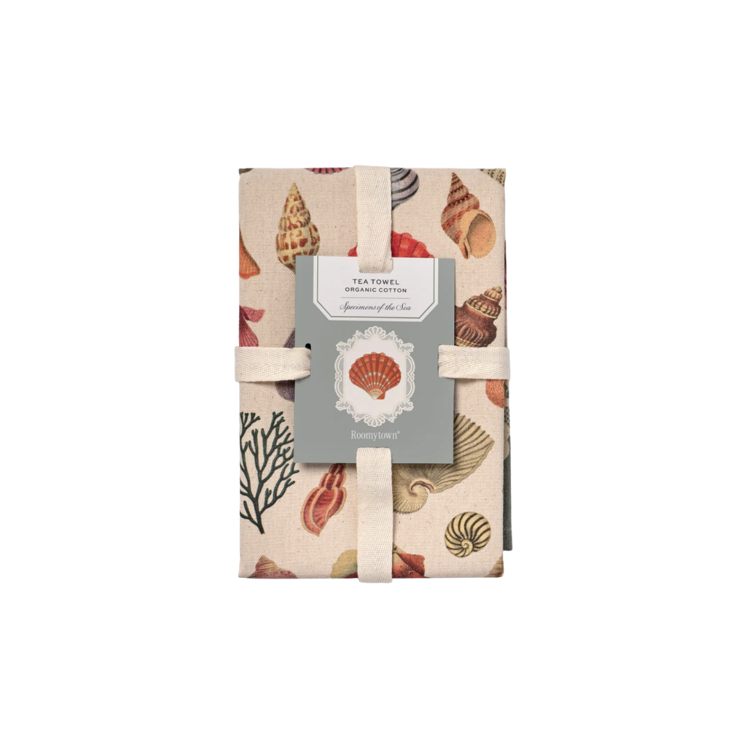 Sea Organic Cotton Tea Towel