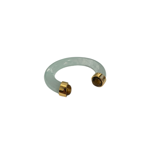Lucas Jack Sky Blue + Tigers Eye Bangle