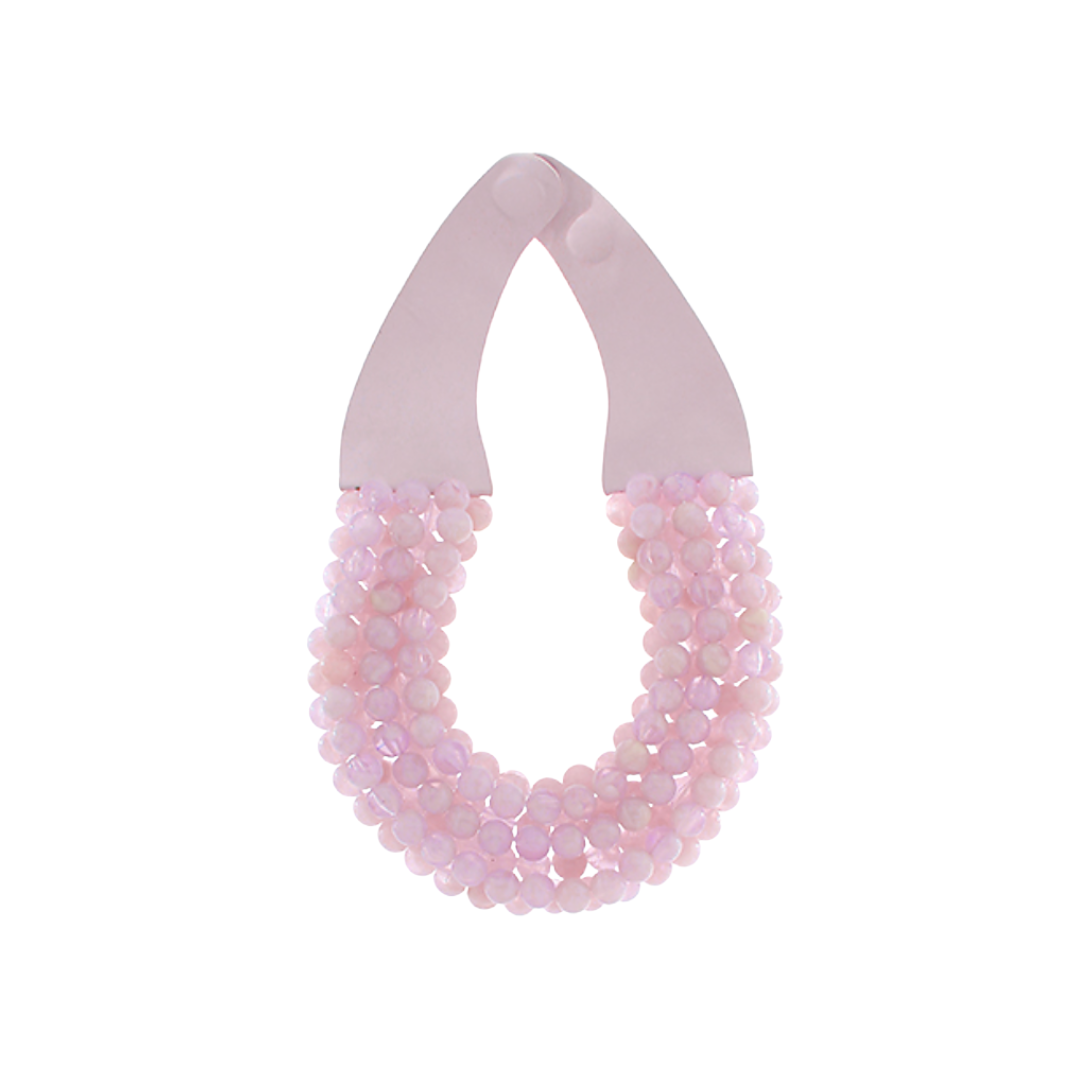 Light Pink Beaded Necklace