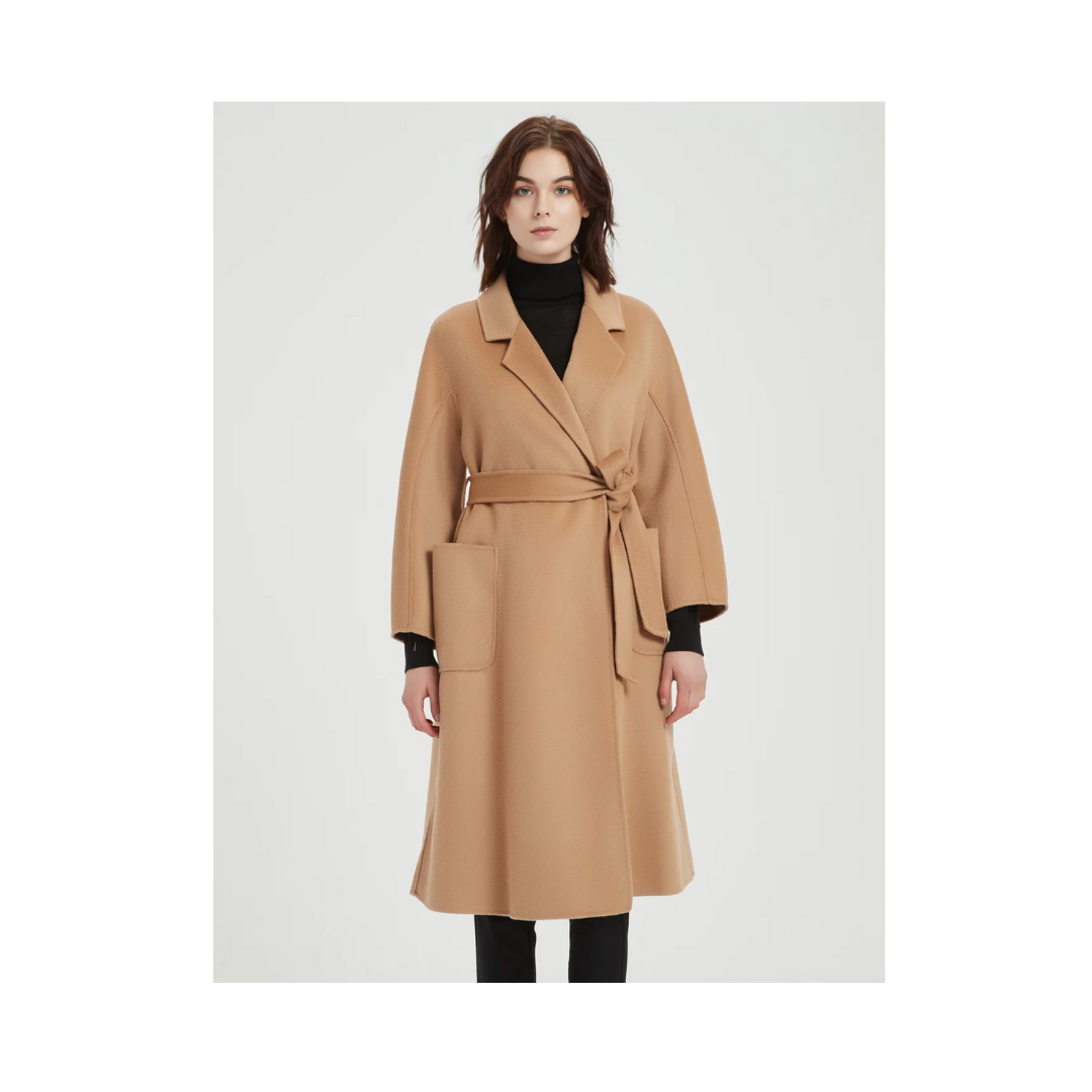 Classic Wrap Coat {Camel}