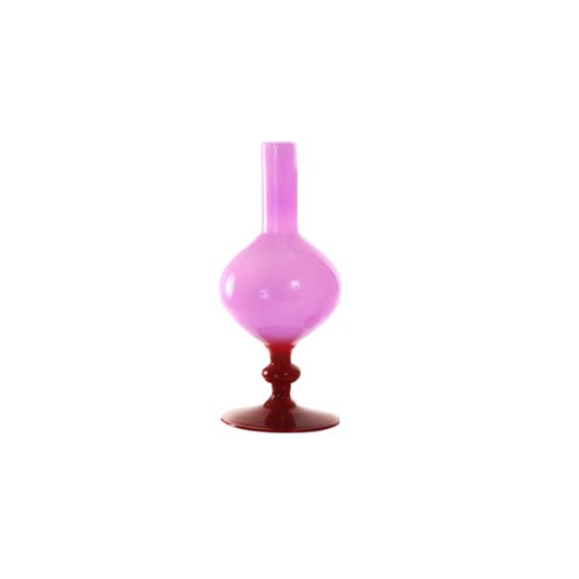Pink Vermillion Bud Vase {Pear}