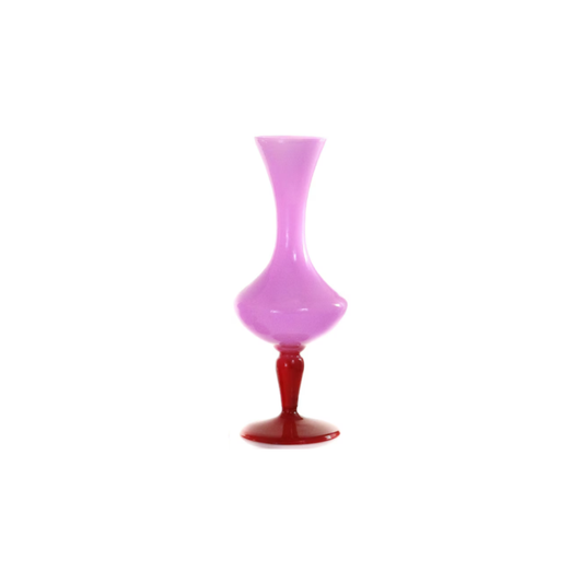 Pink Vermillion Bud Vase {Hourglass}