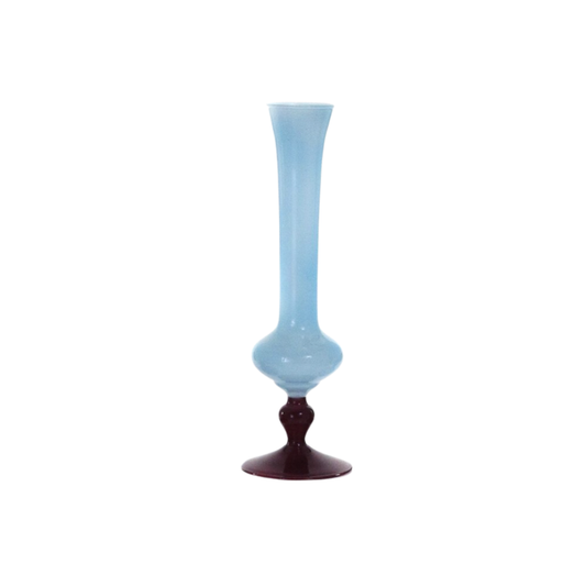 Arctic Aubergine Bud Vase {Fluted}