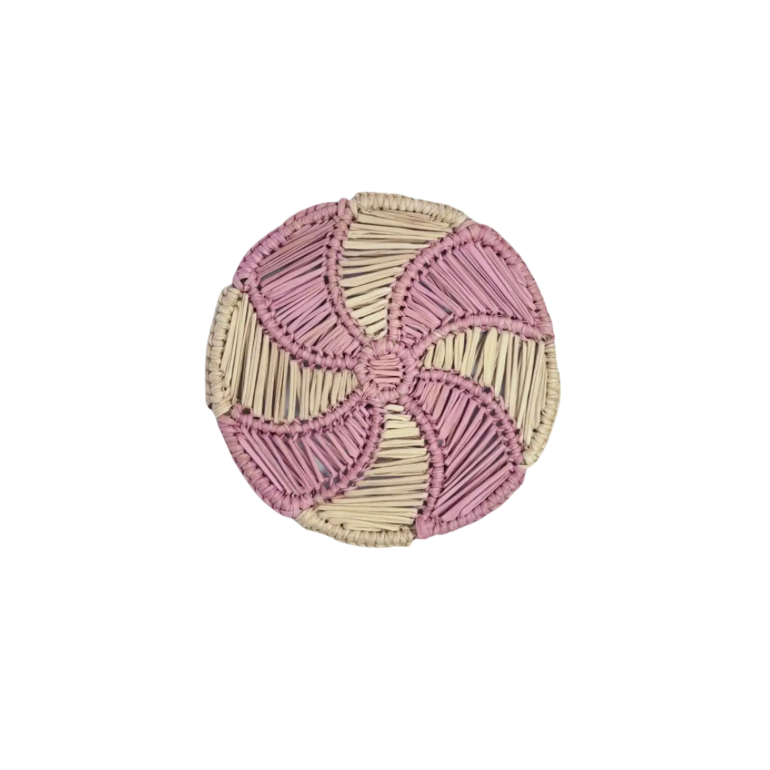 Pink Peppermint Coaster