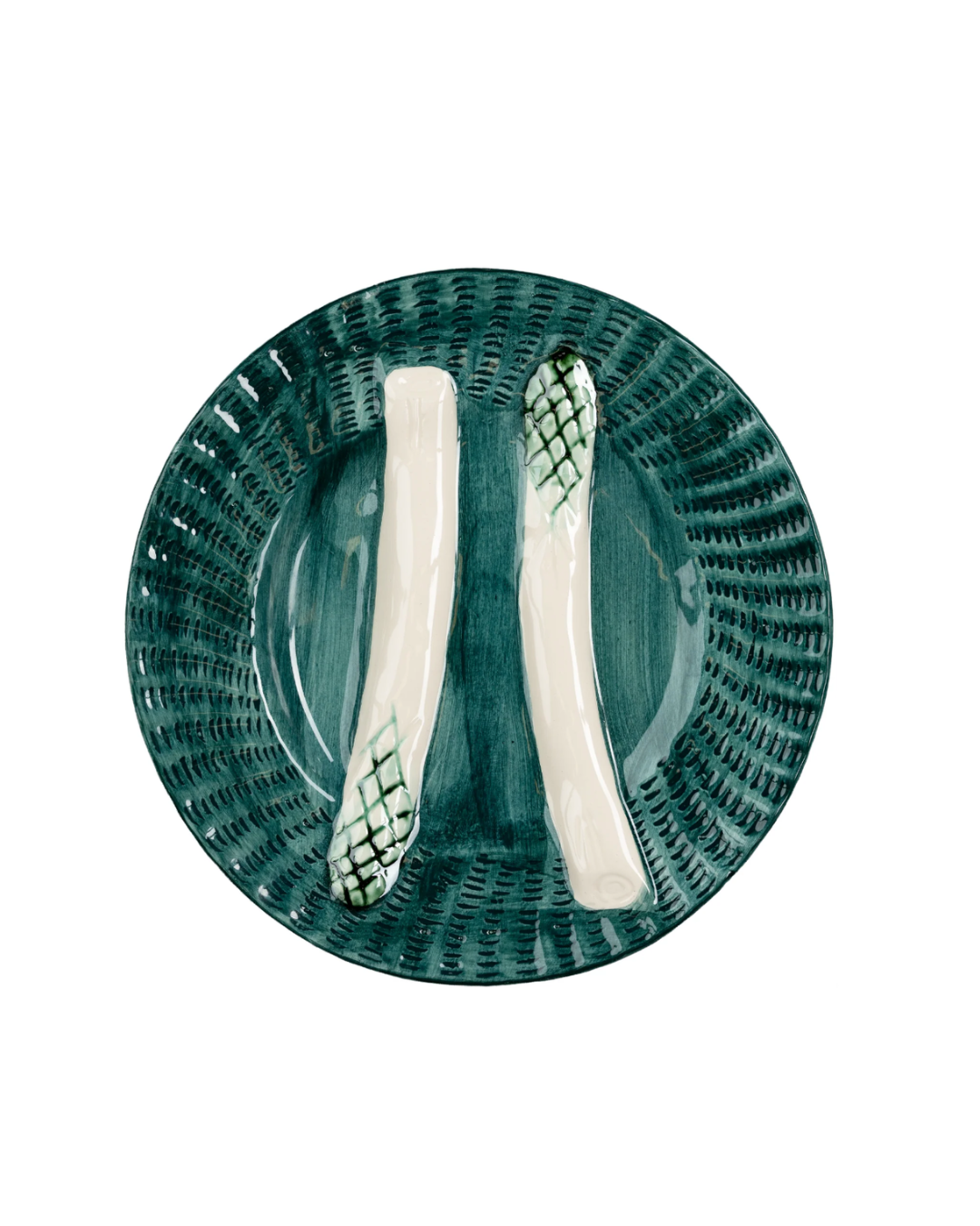 Asparagus Plate {Turquoise}