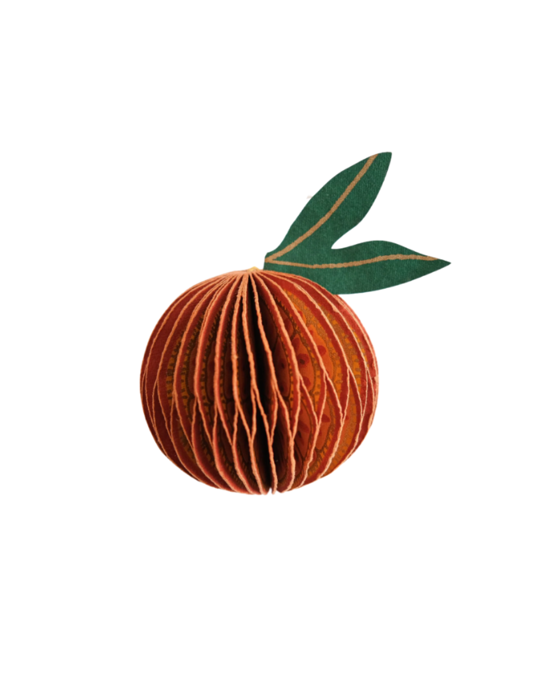 Paper Honeycomb Ornament {Orange}