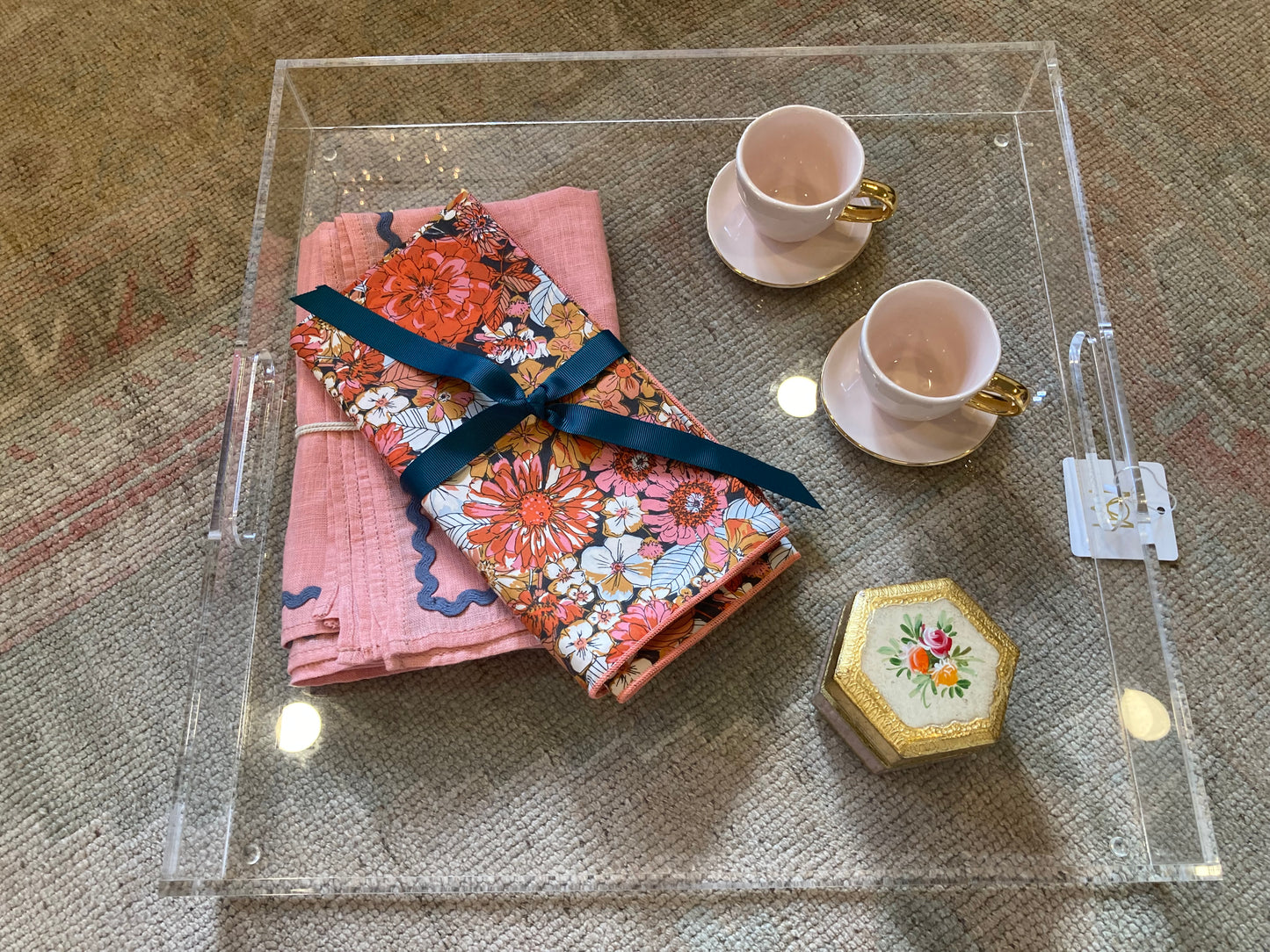 16" Square Acrylic Tray