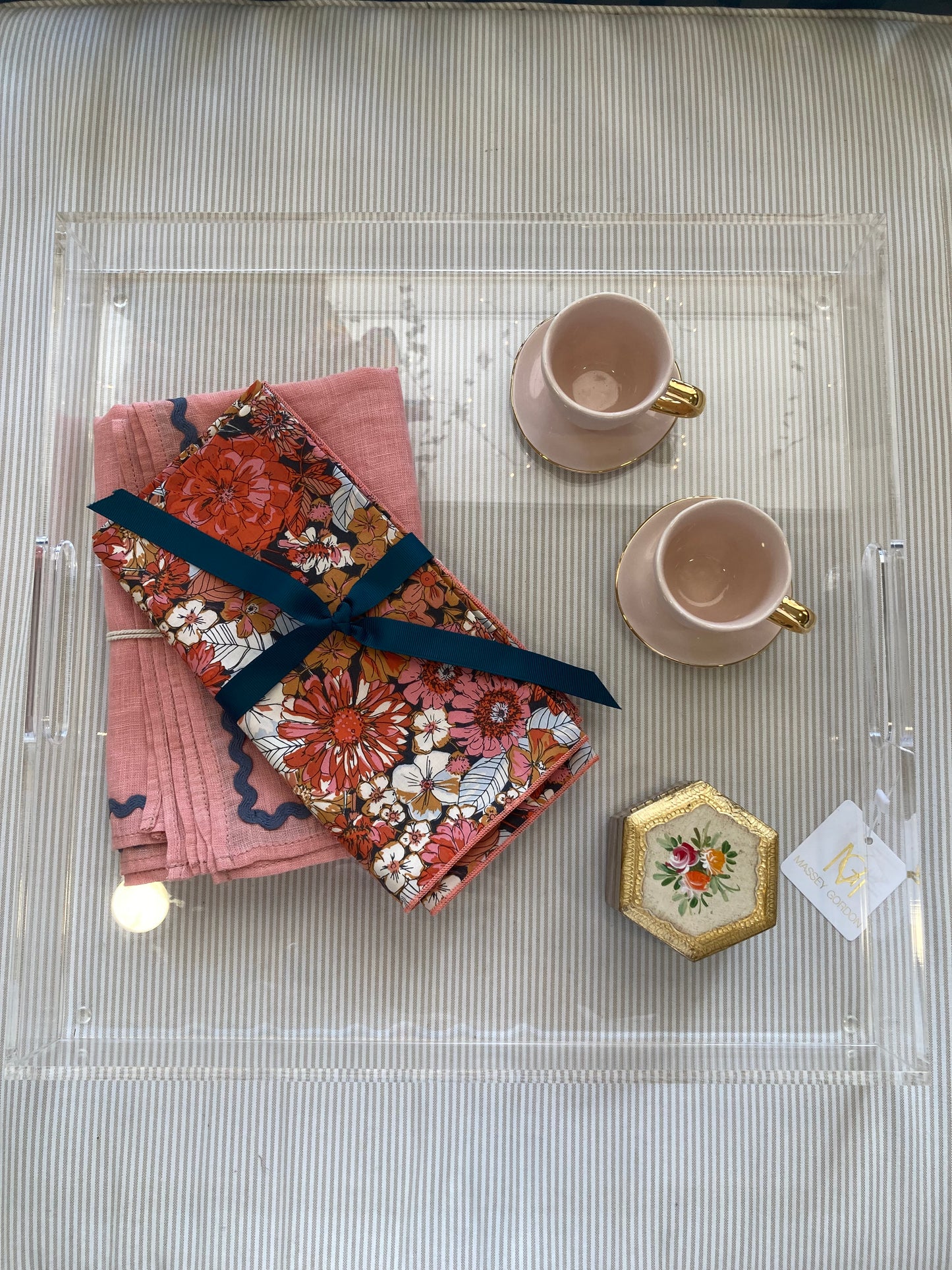 16" Square Acrylic Tray