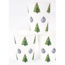 Load image into Gallery viewer, Christmas Tree Collage Cup Set