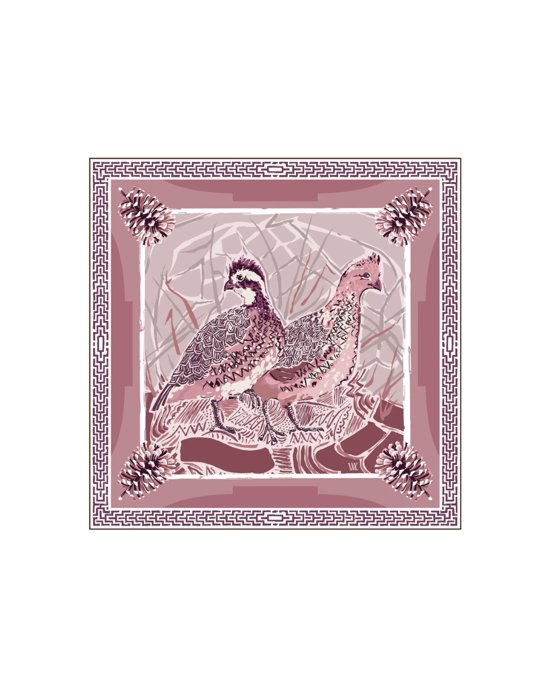 Double Sided Silk Scarves