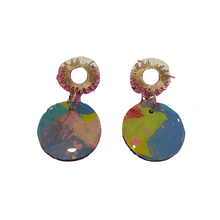 Load image into Gallery viewer, Sunburst Canvas Earrings