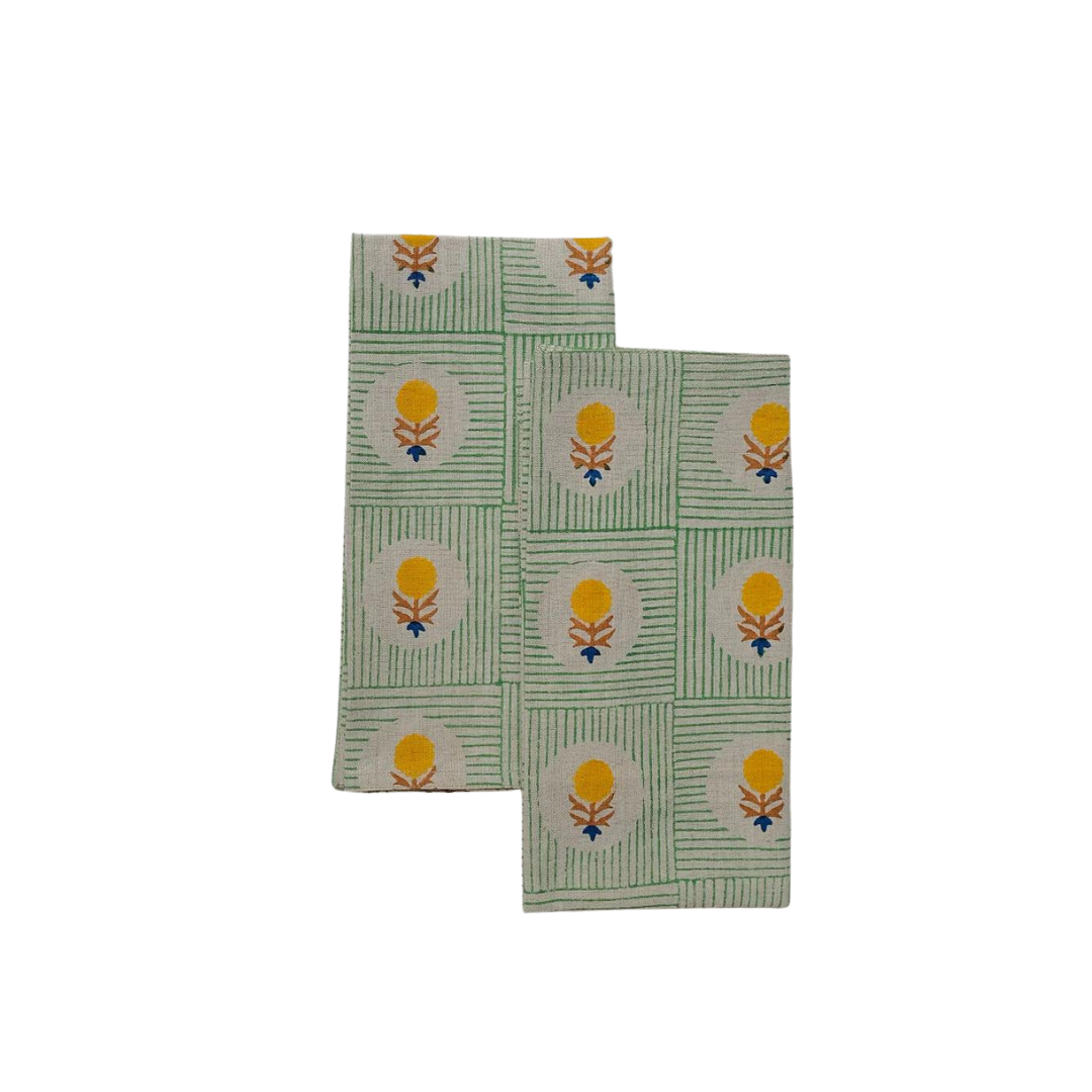 Namita Block-Printed Table Napkins {Set of 4}