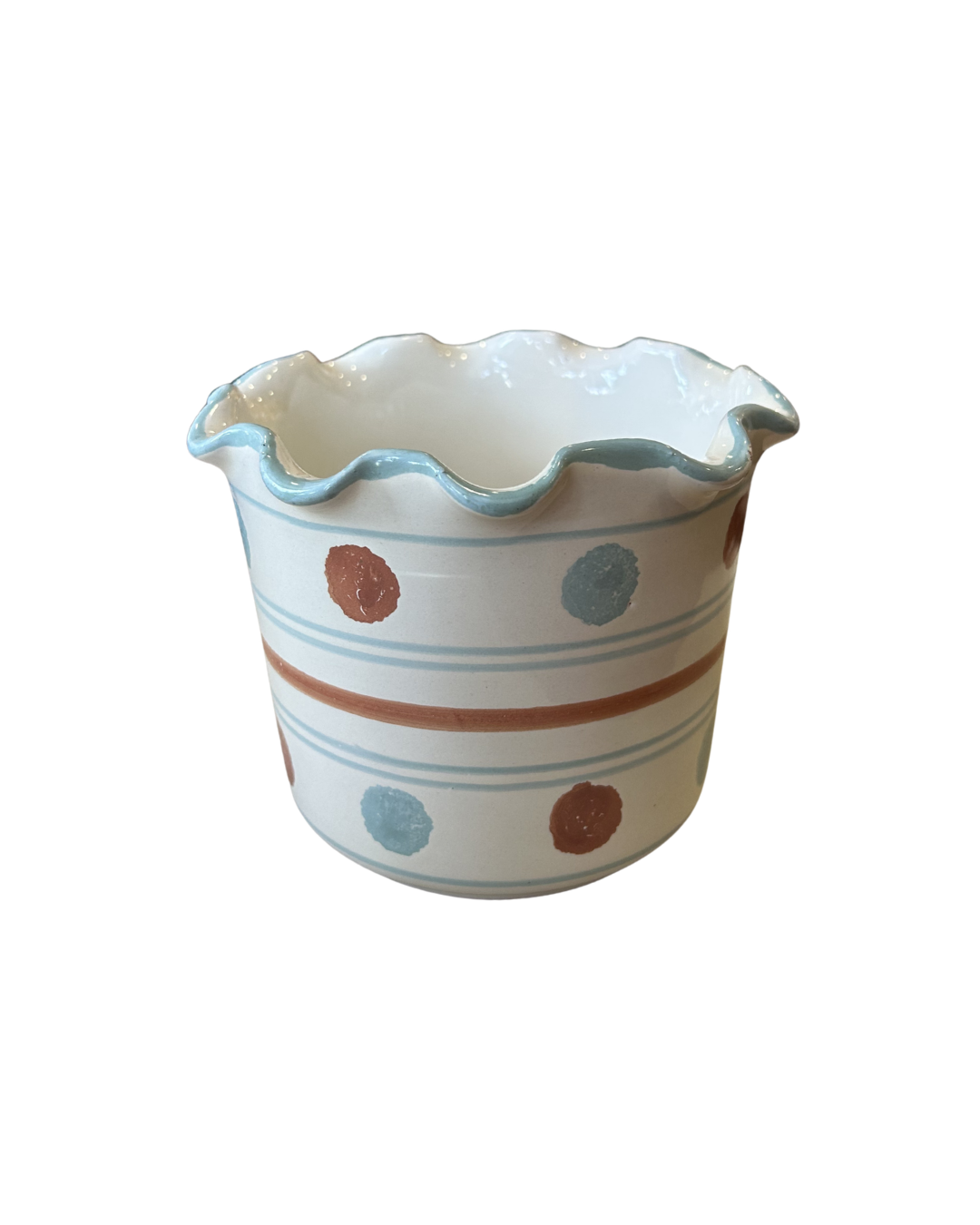 Puglian Ceramic Wavy Vase