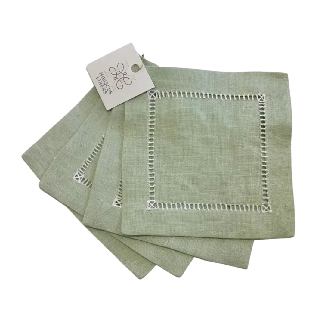 Vintage Cocktail Napkins {Set of 4}