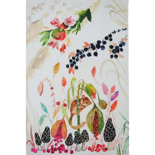 Dormouse Tea Towel