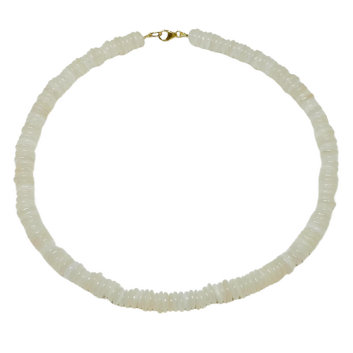 White Moonstone Candy Necklace