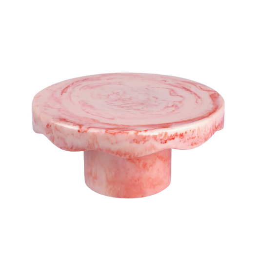 Scallop Resin Cake Stand {Pink}