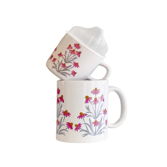 Coneflower Mama & Me Cup Set