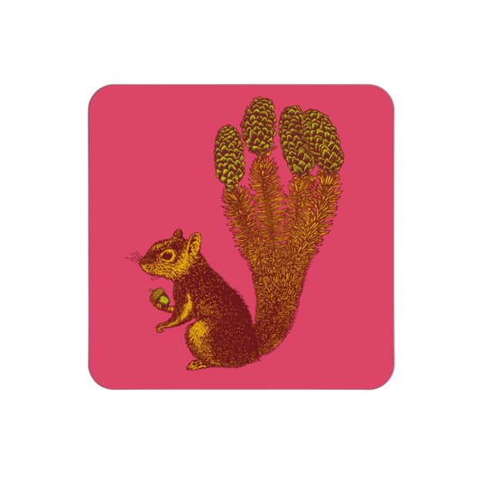 Squirrel Coaster {Set of 4}