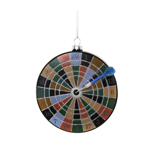 Colorful Dartboard Ornament