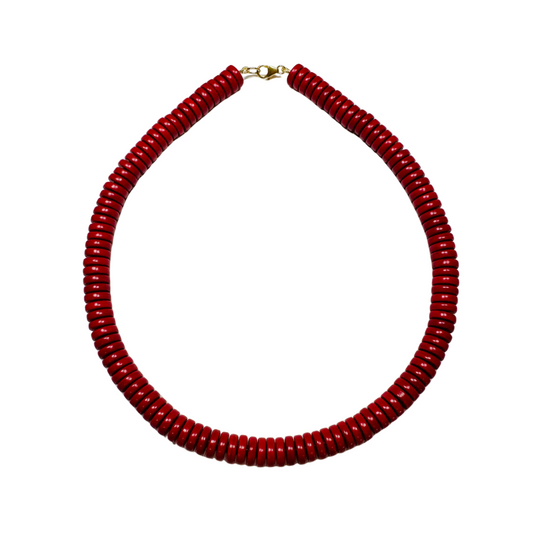 Cherry Red Barrel Candy Necklace