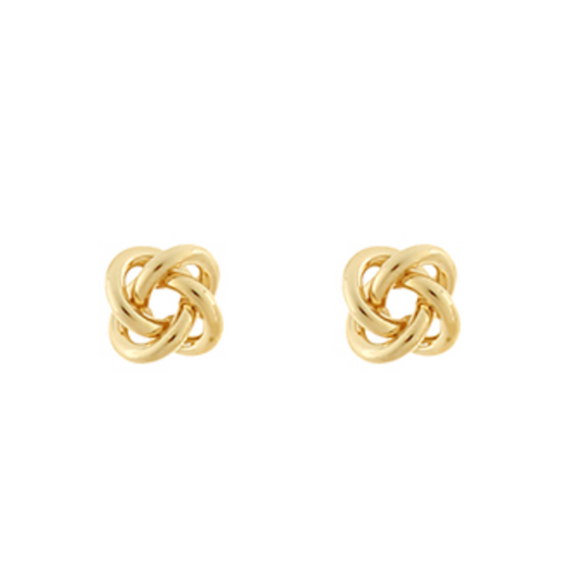 Gold Twist Earrings