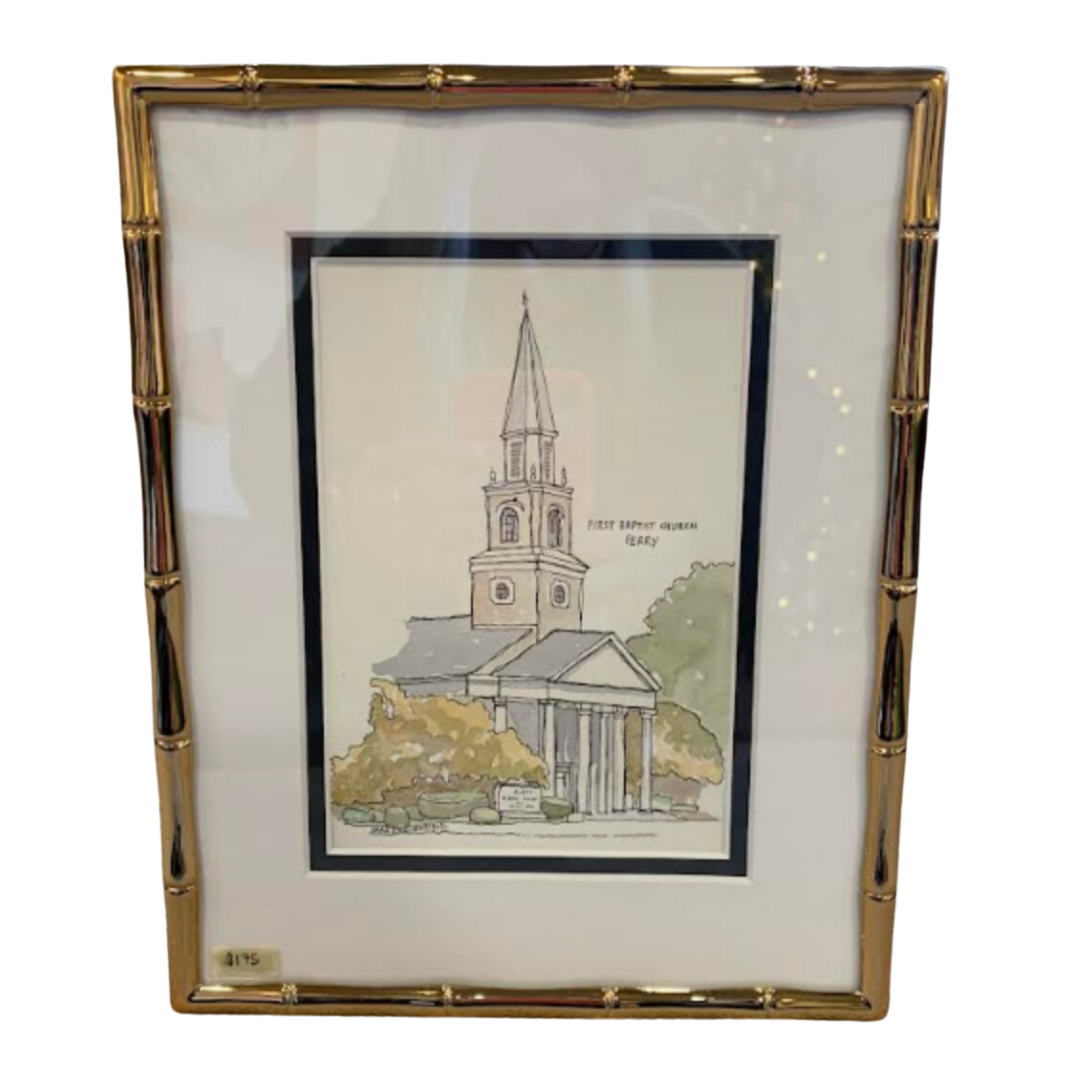 Framed First Baptist Church Original