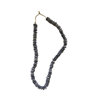 Gray Stone Vintage African Beads