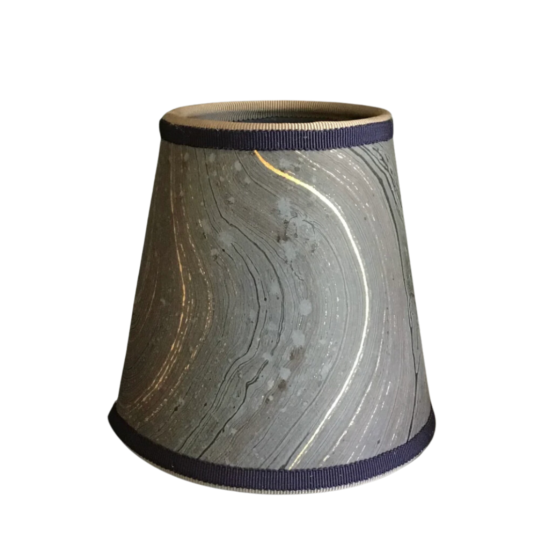 Sapphire Marbleized Lampshade