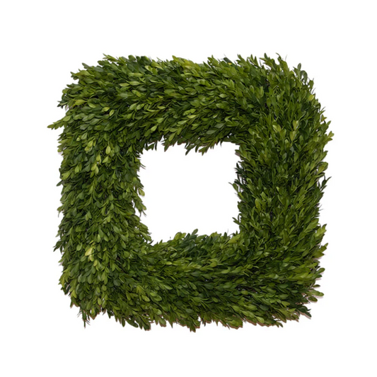 Boxwood Wreath {Square}