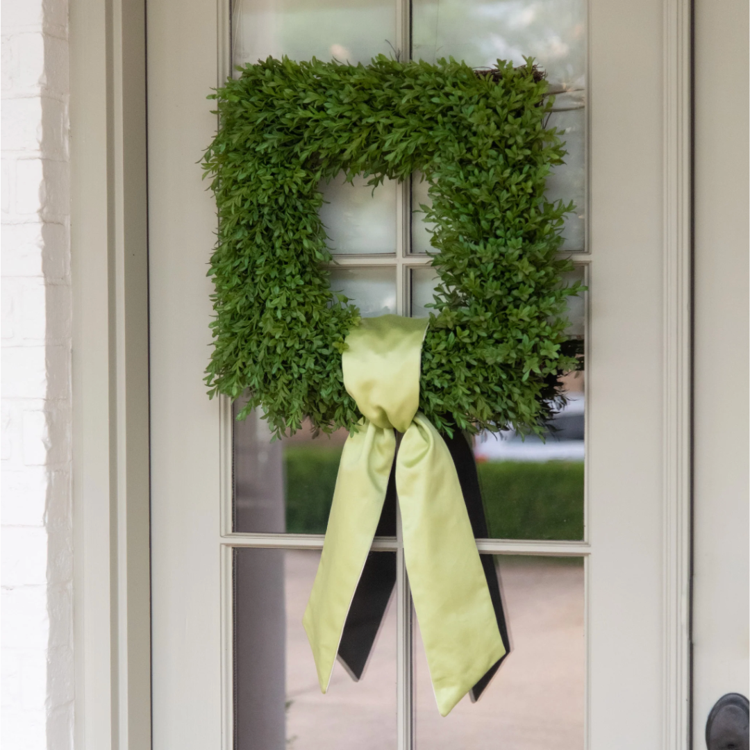 Boxwood Wreath {Square}