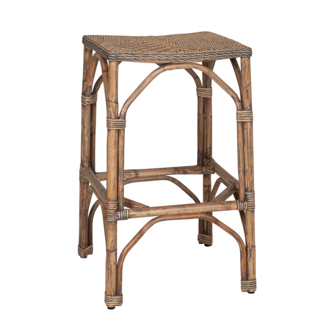 Lula Rattan Barstool {Grey Bistro}