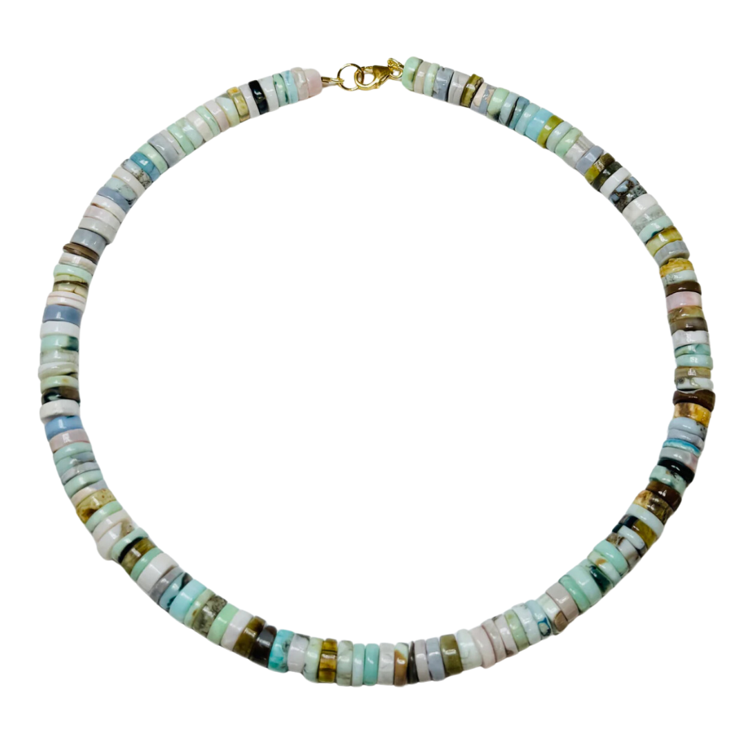 Salt Water Taffy Opal Candy Necklace