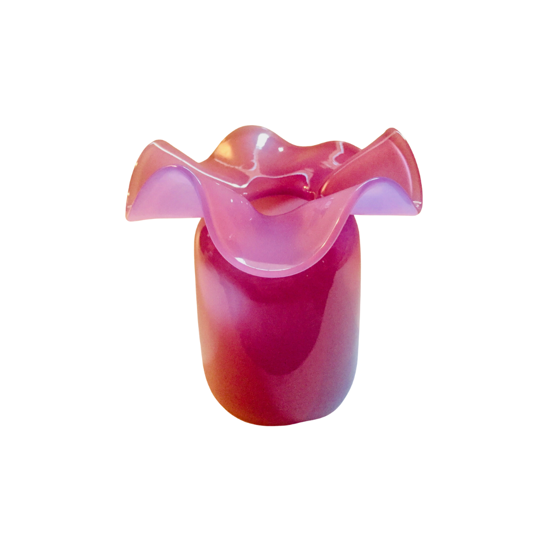 Ruffle Bud Vase {Pink}